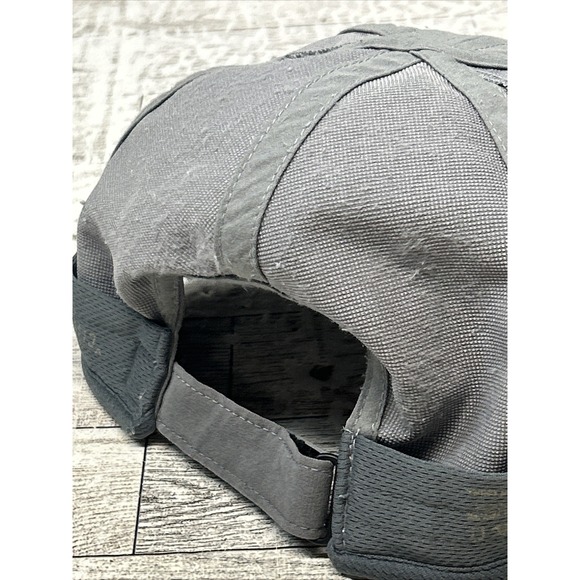 Adidas Adizero Climacool Running Baseball Cap Hat Gray Blue Hiking Adjustable - Picture 8 of 8